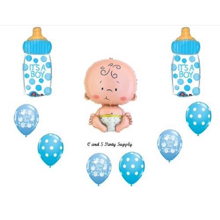 It S A Boy Baby Bottle Shower Balloons Decorations Supplies By