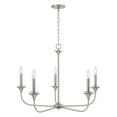 thumbnail image 5 of Capital Lighting 448951MB Presley 5 Light 31" Wide Candle Style Chandelier - Black, 5 of 7