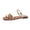 Shoes # Gold, variant on Strappy Sandals for Women Open Toe Criss Cross Metallic Finish Slip On Flats Square Design Ankle Wrap Casual Summer Beach Vacation Dressy Outdoor Stylish Shoes