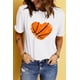 thumbnail image 4 of ABPHQTO Camiseta de manga corta informal Baseball Mama negra para mujer, 4 of 5