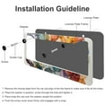 thumbnail image 4 of Autumn Collection Checkered Plaid Leaves License Plate Cover 2 Pieces Fall Decor Grateful Thanksgiving License Plate Frames Cover Holders for Women Men Quality Aluminum Metal License Plate Frame, 4 of 6