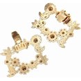 thumbnail image 5 of 2PCS Shoe Clips for Women Dress Shoes Elegant Rhinestone Shoe Accessories, Crystal Shoe Decoration Detachable Shoe Buckles Wedding Party,Style 4, 5 of 6