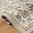 thumbnail image 6 of 8' Ivory Abstract Runner Rug, 6 of 10