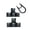 Black, variant on Threaded Keycaps Translucent WASD and Arrows Keys Keycap Enhances Typing