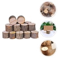thumbnail image 3 of Zcyifa Photo Clips 25pcs Round Wood Holders Desktop Photo Stands Wedding Menu Clips (Assorted Color), 3 of 10