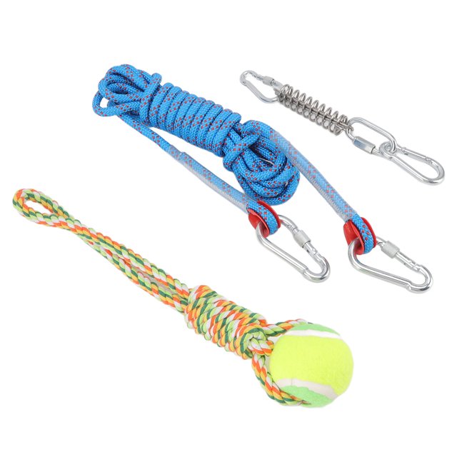 Pole de Primavera Juguetes de Cuerda para Perros, Perros de Seguridad Colgando Bungee Tug Juguete Flexible para Perros Medianos