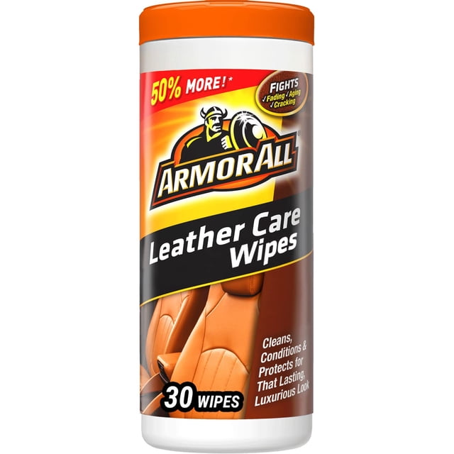 Toallitas para Limpieza de Cuero Armor All, Paquete de 30
