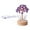Purple, variant on Natural White Quartz Tree Lamp LED Base Feng Shui Decoration for Home Decorative Night Light Unique Desktop Ornament