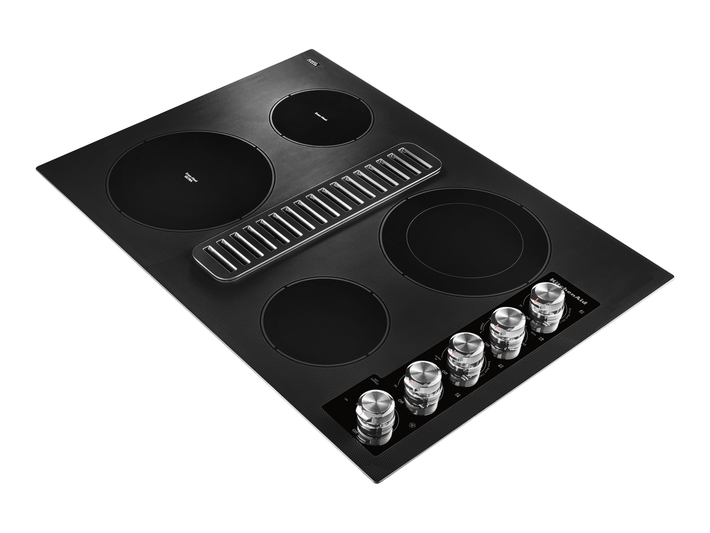 KitchenAid KCED600GBL Ceramic cooktop 4 hobs Niche width 28.7