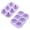 B, variant on Hecnuo,Easy Release Large Ice form,6 Cavity Fun Shapes Ice Maker for Chilled Juice,for Making Fun Shaped Ice Cubes for Chilled Juice Using An Easy Release 6 Cavity Ice Maker