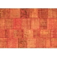 thumbnail image 1 of Ahgly Company Indoor Rectangle Patchwork Orange Transitional Area Rugs, 5' x 8', 1 of 1