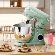 CEBORY 3-IN-1 Stand Mixer, 6.5 QT Tilt-Head 10-Speed Food Mixer, Kitchen Electric Mixer with Dough Hook, Beater, Whisk, Bowl for Most Home Cooks