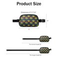 thumbnail image 4 of Rasta Marijuana Leaf Belt Bag for Women – Trippy Cannabis Leaf Sling Bag with Mesh Compartments & Durable Buckle – Water-Resistant Crossbody Hip Bag for Everyday Use, 4 of 4