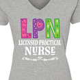 thumbnail image 4 of Inktastic Licensed Practical Nurse LPN Women's V-Neck T-Shirt, 4 of 5
