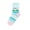 Light Blue, variant on Easter Crew Sock for Girl Bunny Carrot Pattern Novelty Cotton Sock Holiday Party Socks Blue One Size