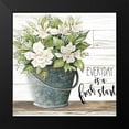 thumbnail image 2 of Jacobs, Cindy 15x15 Black Modern Framed Museum Art Print Titled - Everyday is a Fresh Start, 2 of 5