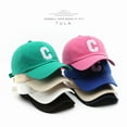 thumbnail image 3 of New Fashion Baseball Cap for Women and Men Cotton Soft Top Hats Embroidery Letter C Summer Sun Caps Casual Snapback Hat Unisex, 3 of 7