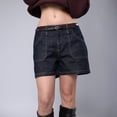 thumbnail image 4 of Short Mezclilla Tiro Alto Mujer Denim Casual, 4 of 5