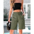 thumbnail image 2 of Bermudas casuales de verano luvamia con cintura elástica para mujer, 2 of 7