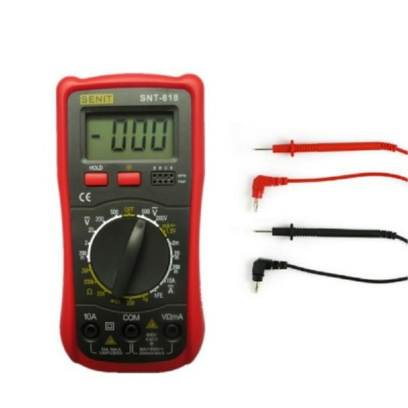 Senit Digital Voltmeter Ohmmeter Ammeter Multimeter OHM DC AC Voltage SNT818