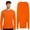 Neon Orange 5 Pcs, variant on High Visibility Short Sleeve Workwear Tee, 100% Polyester Hi Vis Pro-Lock Performance Long Sleeve T-Shirt (Neon Orange 5 Pack, S)
