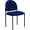 Navy Fabric, variant on Vinyl Upholstered Stackable Side Chair with Padded Seat for Reception, Living Room or Office, Modern Stacking Chair, Black