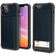 Design Skin Slider Designed for iPhone 12 Case (2020) / Designed for iPhone 12 Pro Case (2020), Card Storage Bumper