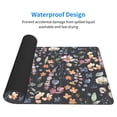 thumbnail image 3 of Naloa Wildflower Watercolor 1 Gaming Mouse Pad Large Mouse Mat Long Extended Desk Pad Non-Slip Rubber Mice Pads Stitched Edges Thin Pad (16x29.5 Inch), 3 of 8