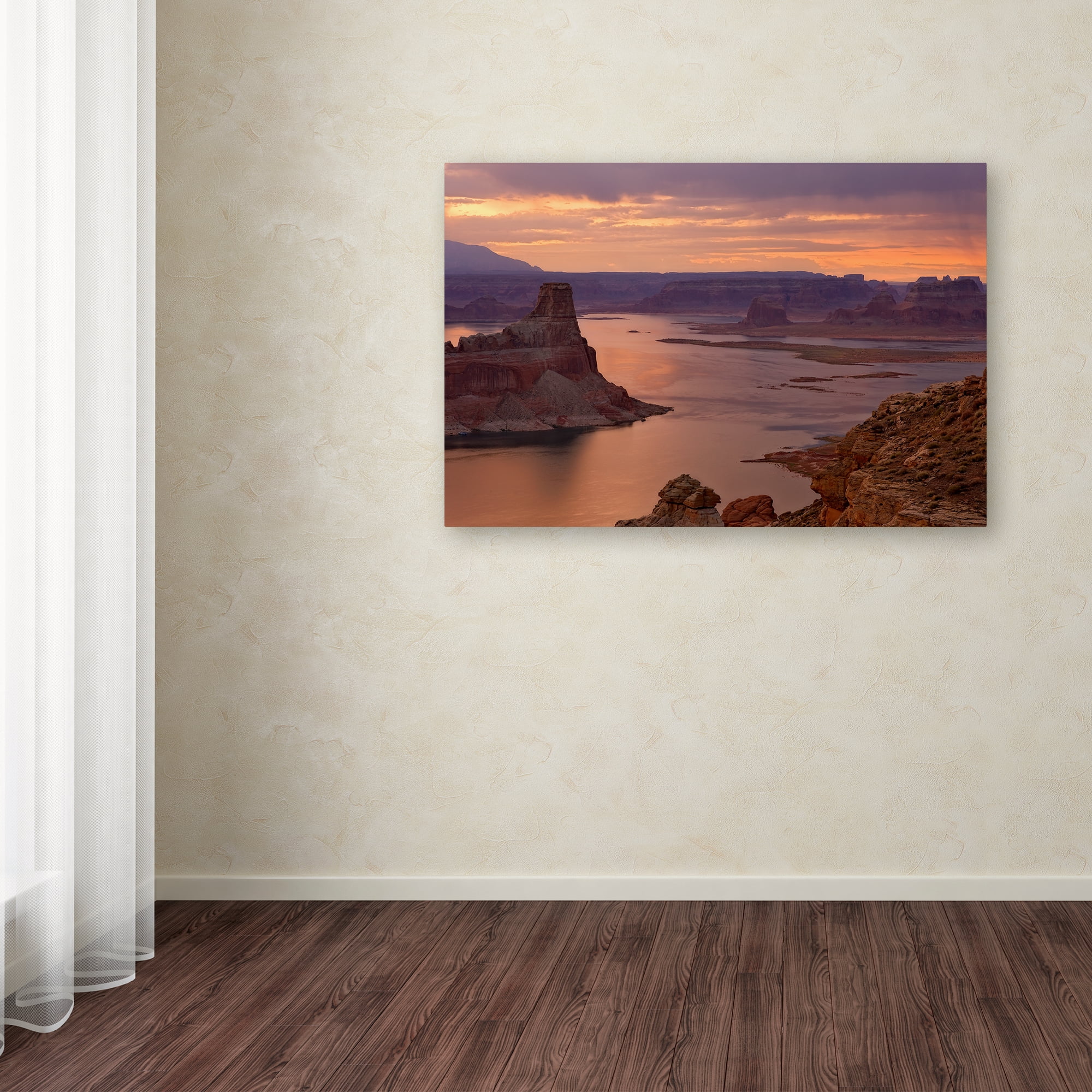 Trademark Fine Art 'Alstrom Point Sunrise' Canvas Art by Mike Jones Photo