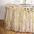 thumbnail image 2 of 14ft Royal Blue Sequin Table Skirt Sparkle Party Table Skirting For Birthday Wedding Bridal Banquet Decorations 2 of 12