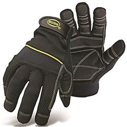 Boss 7283138 5202L Mechanics with PVC Palm Glove, Large