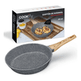 thumbnail image 1 of Sartén Antiadherente 28 Cm Cookify, Libre De Pfoa, Cocina Saludable. Xtellar Color Mármol Gris, 1 of 3