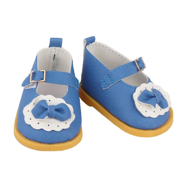 Zapatos de muñeca Zulema accesorios de ropa azul
