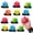 12 Pack, variant on Neon Rubber Practice Baseballs 6 Pack Sport Training Aid