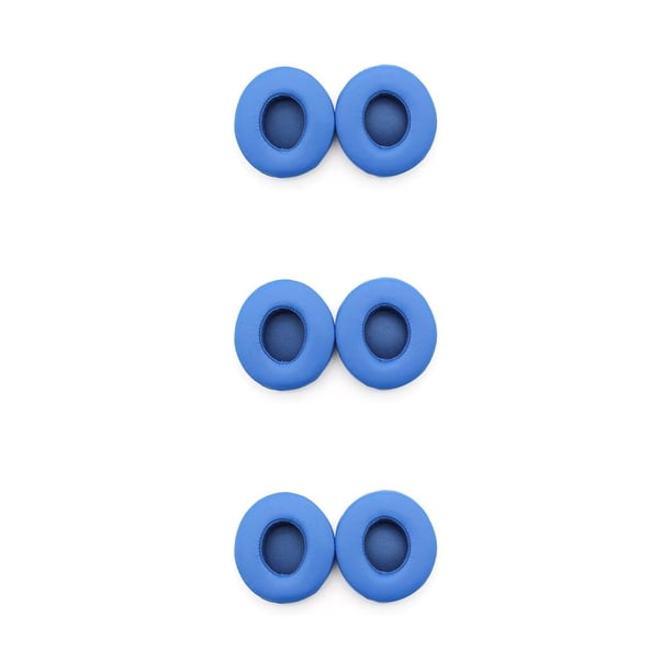 sweethay Cojín para auriculares, almohadillas para los oídos, reemplazo de auriculares para Studio Solo 2, azul Type1 NO1