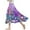 Purple, variant on Xixinqiwan No Boundaries Women Maxi Skirts Clearance,Women's Cotton Midi Skirts High Waist A-line Flared Skirt Trendy Casual Floral Skirt with Pockets