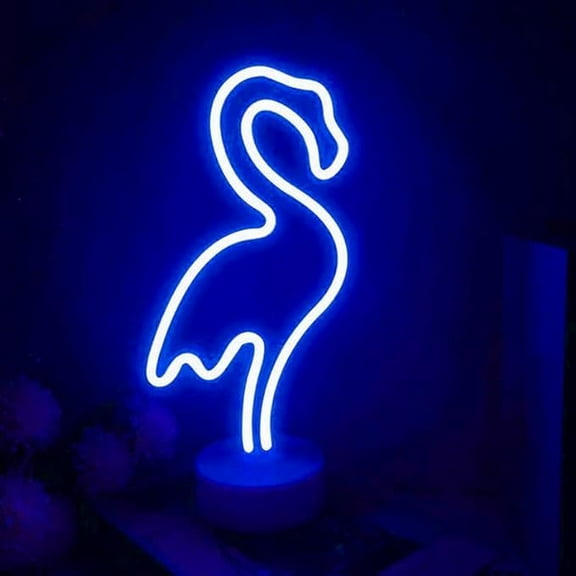 WE Neon Sign, Flamingo Neon Sign LED Neon Light Night Lamp USB Battery Powered Led