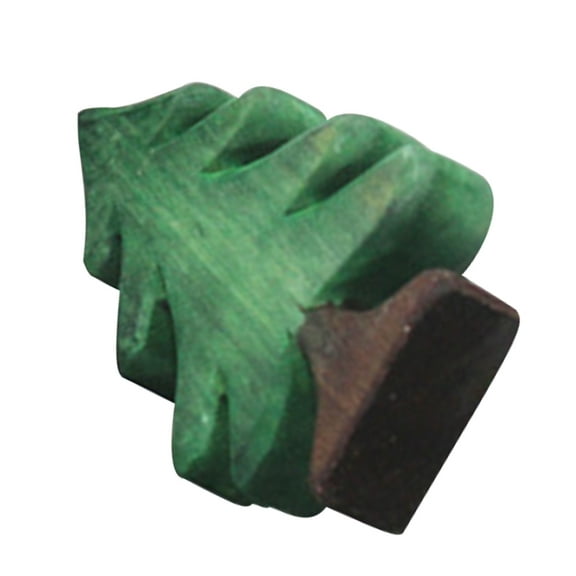 ELAYARD Christmas Tabletop Wooden Sign Green Christmas Tree Decor 1Pack