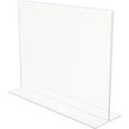 thumbnail image 2 of Deflecto, DEF879301, Anti-Glare Double-sided Sign Holder, 1 Each, Clear, 2 of 9