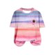 thumbnail image 1 of Camiseta de Manga Corta de Cuello Redondo Impreso Casual para las Mujeres, Poliéster Suave Ligero para la Moda de Primavera Y Verano, 1 of 5