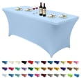 thumbnail image 1 of Cubierta de mesa ABCCANOPY de 6 pies Spandex ajustado de poliéster azul cielo, 1 of 6