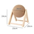 thumbnail image 3 of Gato Rasguño Bola Juego de Ratón Ejercicio Durable Ejercicio Sisal Cuerda Bola 984x1102x945 pulgadas Yuyangstore gato rascando pelota, 3 of 8
