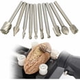 thumbnail image 4 of 20 Pack Dremel Tungsten Carbide Cutting Burrs Drill Bits Rotary Grinder, 4 of 5