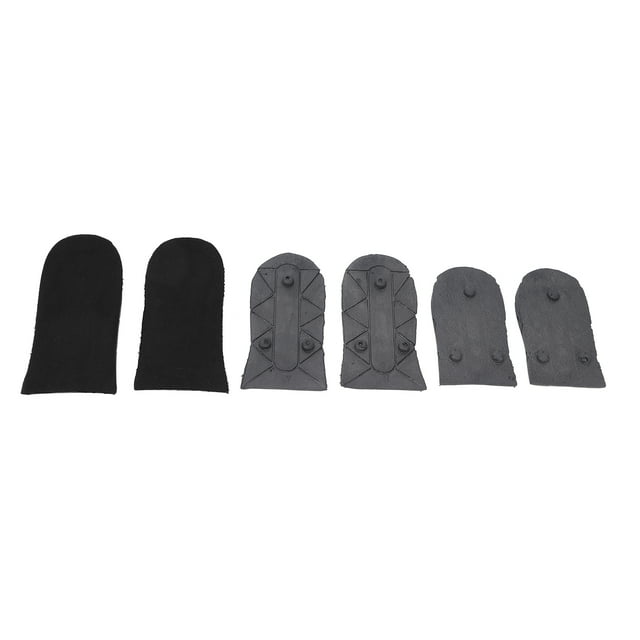 Plantillas elevadoras de altura de tacón, plantillas ajustables para zapatos, almohadillas elevadoras negras