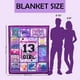 thumbnail image 5 of LHSHID Gifts for 12 Year Old Girl Blanket 12 Year Old Girl Gift Ideas 12th Birthday Gifts for Girls 12 Year Old Girl Gifts for Birthday 12th Birthday Decorations for Girls 30x40in, 5 of 6