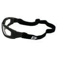 thumbnail image 4 of Birdz Eyewear Soar Safety Motorcycle Goggles Black Padded Frame Clear Lenses, 4 of 7