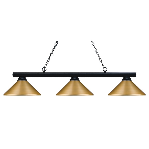 3 Light Billiard Light 155-3MB-MSG