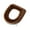 Coffee, variant on Raised Toilet Seat Cushion, Soft Padded Toilet Seat Cushion Riser for Enhanced Comfort & Elevation, Universal Fit, Washable and Reusable, Toilet Seat Riser for Seniors
