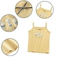 thumbnail image 4 of YTDSCS Girls'Sling Vest for Kids Baby Cotton Spaghetti Strap Undershirt 3-8Y Toddler Sleeveless Cartoon Halter Clothing Tops, 4 of 9