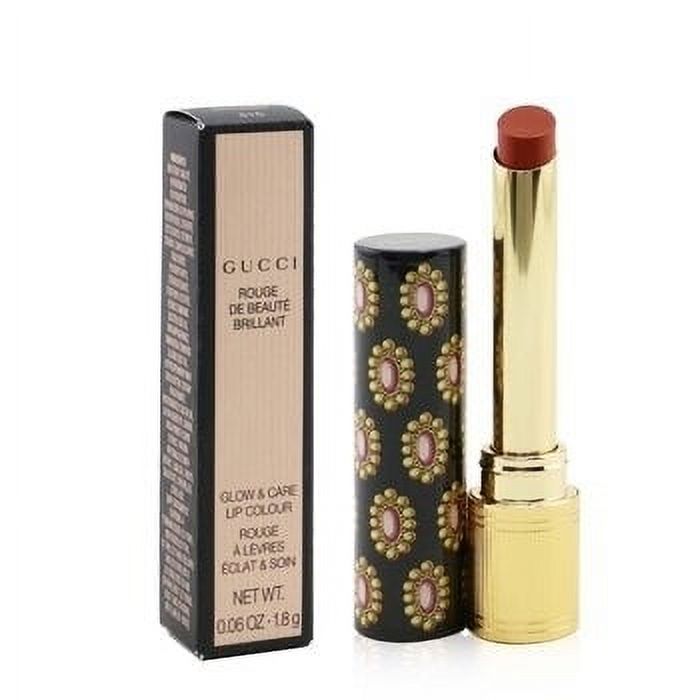 Gucci Rouge De Beaute Brillant Glow & Care Lip Colour - # 515 Devotion 1.8g/0.06oz - image 2 of 2